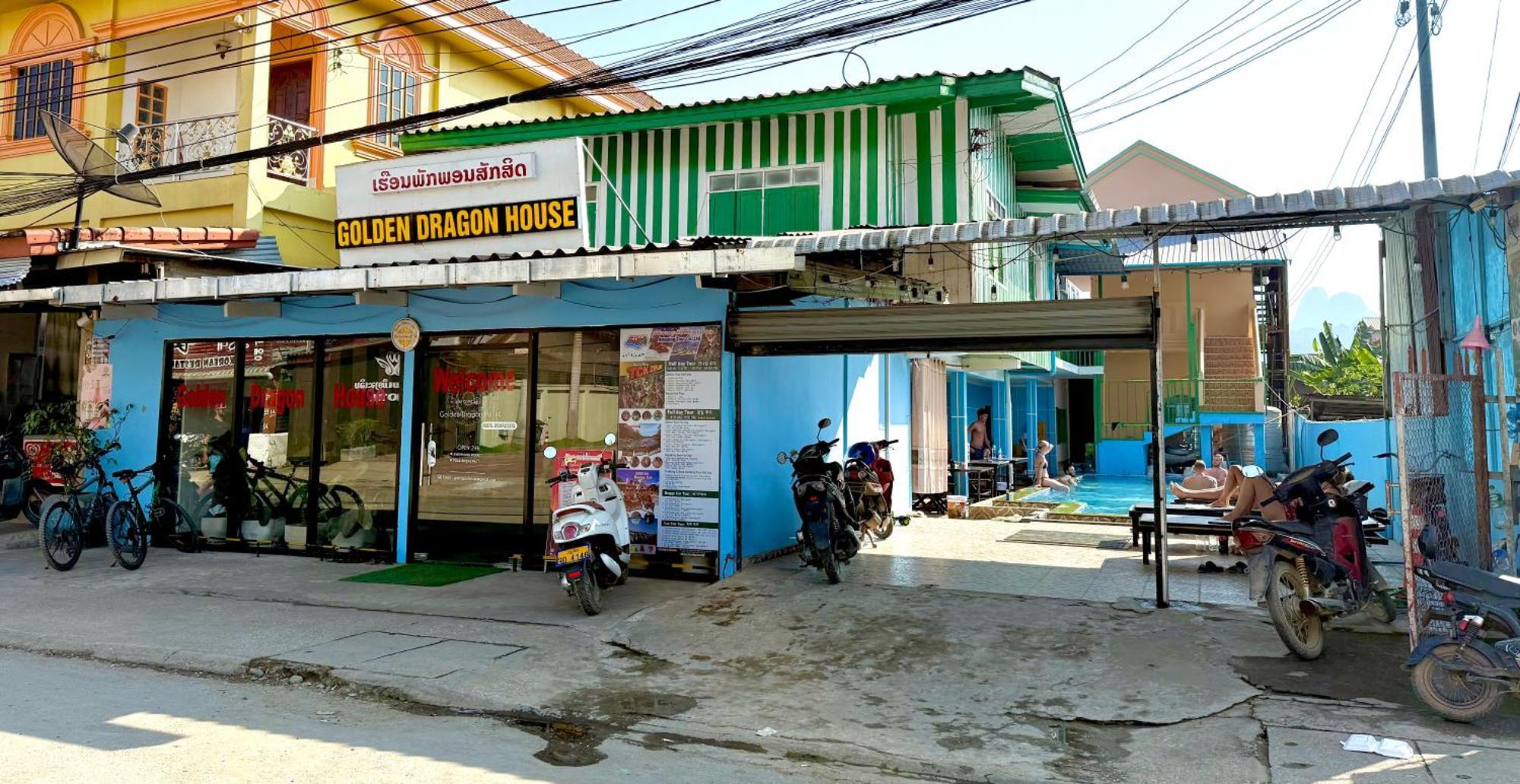 Golden Dragon House Vang Vieng Exterior photo